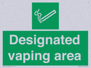Designated vaping area
